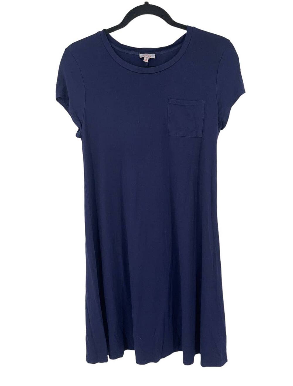 Pixley Dress short sleeve pullover navy blue Small S